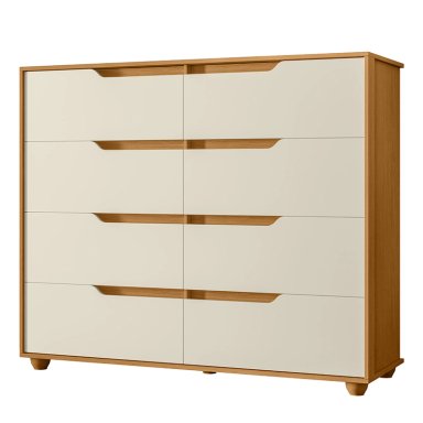 COMODA VEKKA HOME DOBLE EVO 8 CAJONES CAFE - 3