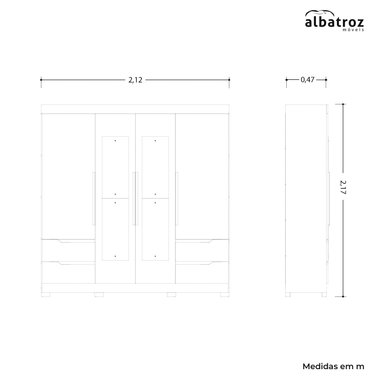 CLOSET VEKKA HOME VIVACCE 4 PUERTAS 4 CAJONES BEIGE - 4
