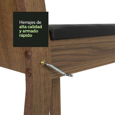 JUEGO DE COMEDOR VEKKA HOME ANGELO LUZ 6 SILLAS - 5