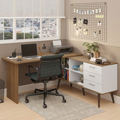 ESCRITORIO ESQUINERO FUNCIONAL VEKKA HOME LISBOA - 1