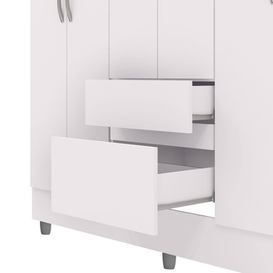 CLOSET 6 PUERTAS 2 CAJONES VEKKA HOME IDEAL BLANCO - 11