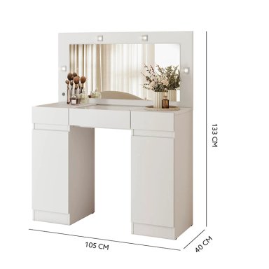 TOCADOR STUDIO 2P 2C BLANCO - 5