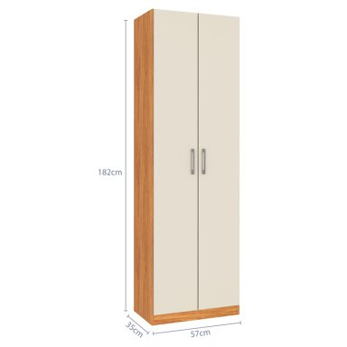 CLOSET CALI BEIGE 2P  VEKKAHOME - 4