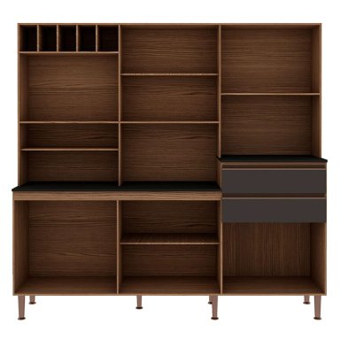KIT COCINA MALBEC GRIS 12P 2C VEKKAHOME - 3