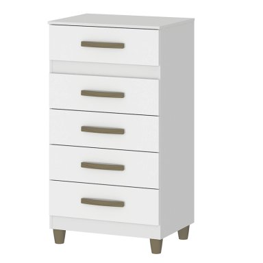 COMODA MALTA BLANCA 5C VEKKAHOME - 1