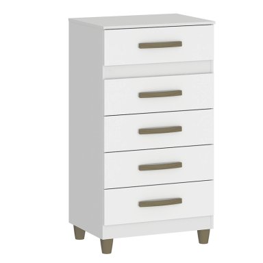 COMODA MALTA BLANCA 5C VEKKAHOME - 2