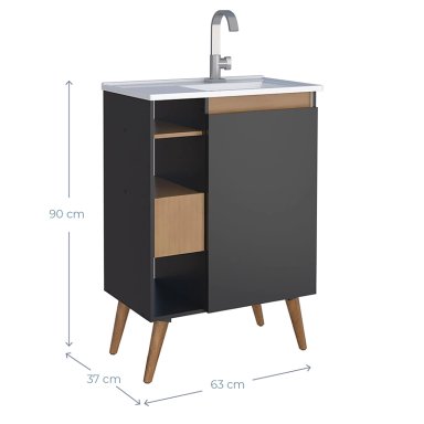 VANITORIO LOTUS 60 DARK - 4