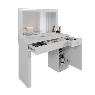 TOCADOR NADINE BLANCO 1C 1P LUZ LED - 3