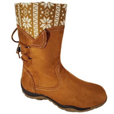BOTAS DE MUJER SIN TACO GAMUZA - 2
