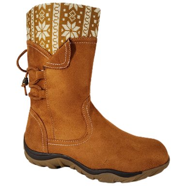 BOTAS DE MUJER SIN TACO GAMUZA - 3