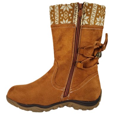 BOTAS DE MUJER SIN TACO GAMUZA - 5