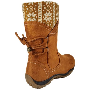 BOTAS DE MUJER SIN TACO GAMUZA - 6