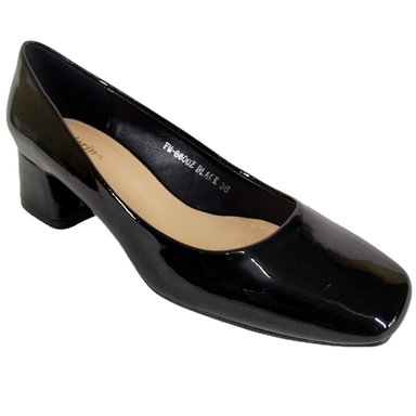 ZAPATO FORMAL DE MUJER TACO BAJO 86 NEGRO - 2