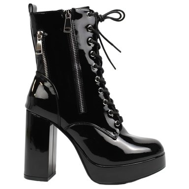 BOTIN DE MUJER TACO ALTO 326 YASSNE NEGRO - 1