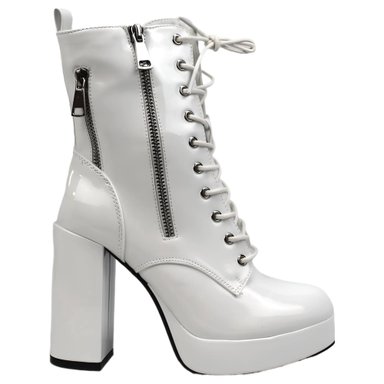 BOTIN DE MUJER TACO ALTO 326 YASSNE BLANCO - 1