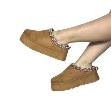 PANTUFLA CON CHIPORRO DE MUJER INVIERNO 03 YASSNE CAFE - 1