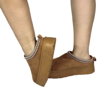 PANTUFLA CON CHIPORRO DE MUJER INVIERNO 03 YASSNE CAFE - 4