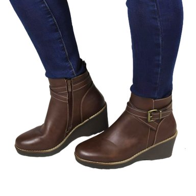 BOTIN DE MUJER INVIERNO 72 YASSNE CAFE - 1