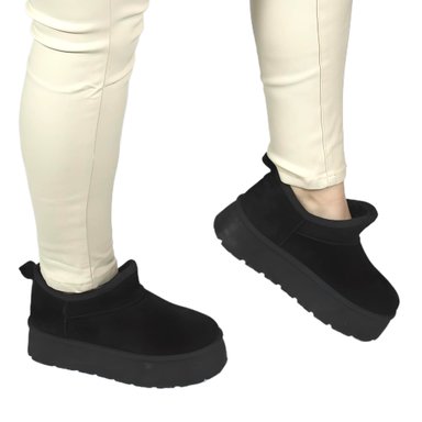 PANTUFLA CON CHIPORRO DE MUJER 16 YASSNE NEGRO - 4