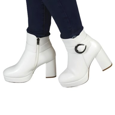 BOTIN DE MUJER 62 YASSNE BLANCO - 1