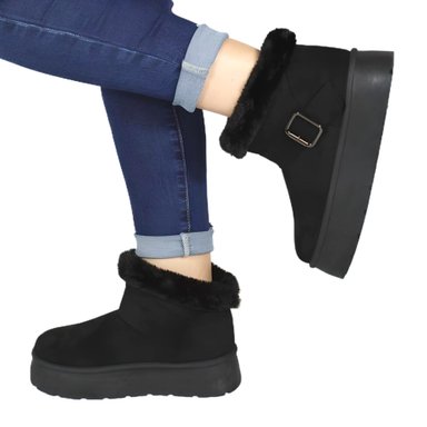 BOTA DE MUJER INVIERNO 14 YASSNE NEGRO - 3