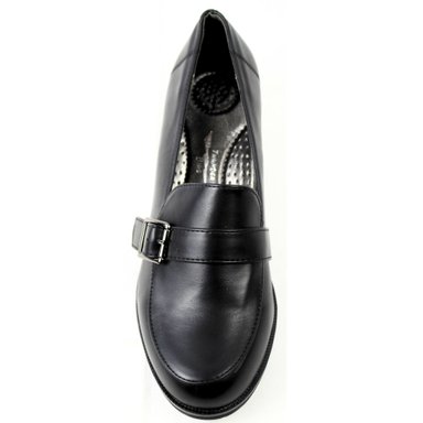 MOCASINES DE MUJER TACO BAJO B56 YASSNE NEGRO - 3