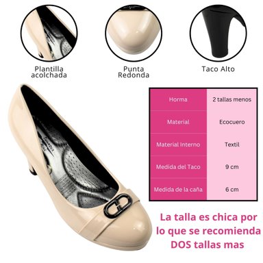 ZAPATOS FIESTA DE TACON ELEGANTES PARA MUJER 52-5 YASSNE NEGRO - 3