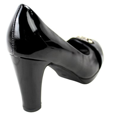 ZAPATOS FIESTA DE TACON ELEGANTES PARA MUJER 52-5 YASSNE NEGRO - 4