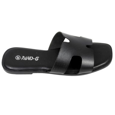SANDALIAS DE MUJER CON DOBLE CORREA PG5237 NEGRO - 3