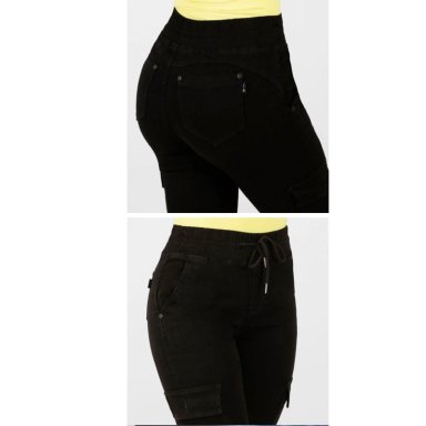JEANS CARGO MUJER J9284 - 4