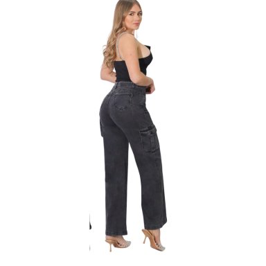 JEANS MUJER CARGO J9052 - 3