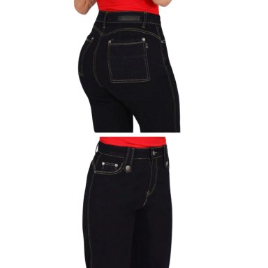 JEANS MUJER RECTO WIDE LEG J9987 - 4