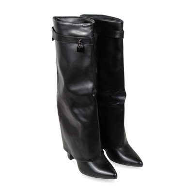 BOTA CAÑA ALTA ESTILO SHARK NEGRA PG5201 NEGRO - 4