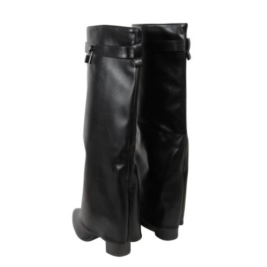 BOTA CAÑA ALTA ESTILO SHARK NEGRA PG5201 NEGRO - 6