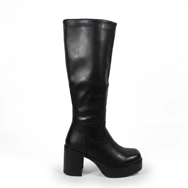 BOTA MUJER PLATAFORMA TACO ANCHO PG24315 - 1