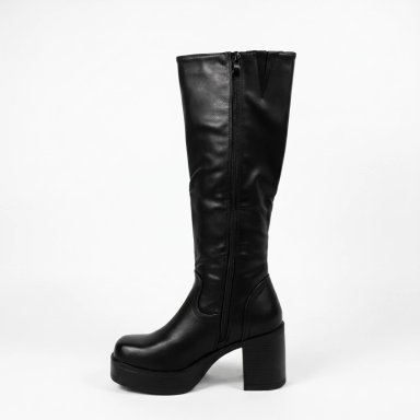 BOTA MUJER PLATAFORMA TACO ANCHO PG24315 - 3