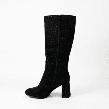 BOTA MUJER BRILLANTE TACO CUADRADO PG5362 - 2