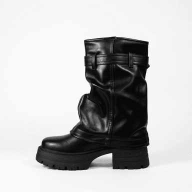 BOTA MUJER BIKER PLATAFORMA PG24280 - 2