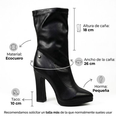 BOTIN MUJER TACO ALTO 2522-1 - 7