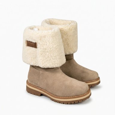 BOTA MUJER LARGA DE GAMUZA CHIPORRO  PG24319 - 4