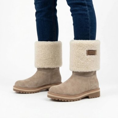 BOTA MUJER LARGA DE GAMUZA CHIPORRO  PG24319 - 6