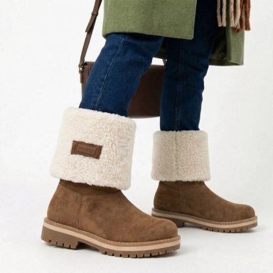 BOTA MUJER LARGA DE GAMUZA CHIPORRO  PG24319 - 7