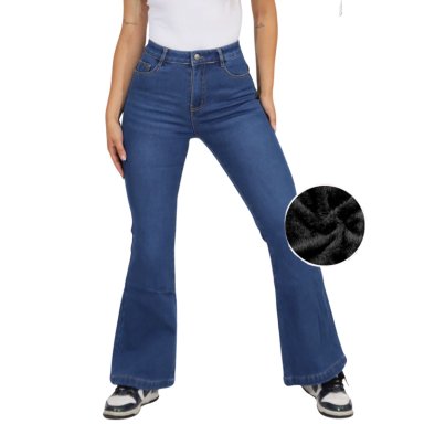 JEANS POLAR FLARE TIRO MEDIO J77 - 1