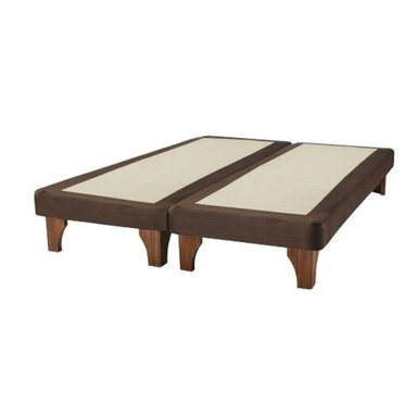 BASE CAMA EUROPEA DULCES SUEÑOS KING CHOCOLATE EN FELPA - 1