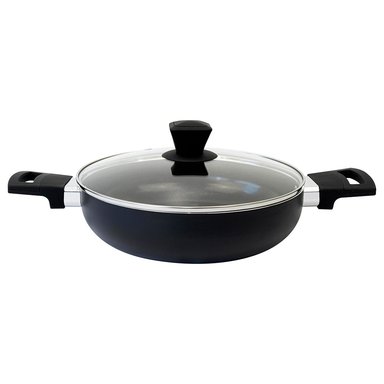 OLLA ARROCERA LOMBARDI ANTIADHERENTE MARCA DORAL NEGRO 24 CM - 1