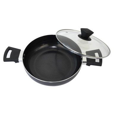 OLLA ARROCERA LOMBARDI ANTIADHERENTE MARCA DORAL NEGRO 24 CM - 2