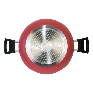 OLLA ARROCERA LOMBARDI ANTIADHERENTE MARCA DORAL ROJO 24 CM - 2