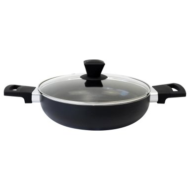 OLLA ARROCERA LOMBARDI ANTIADHERENTE MARCA DORAL NEGRO 26 CM - 1