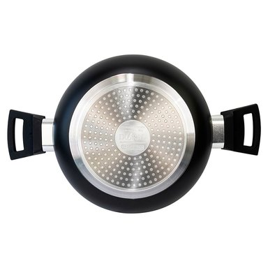OLLA ARROCERA LOMBARDI ANTIADHERENTE MARCA DORAL NEGRO 26 CM - 3