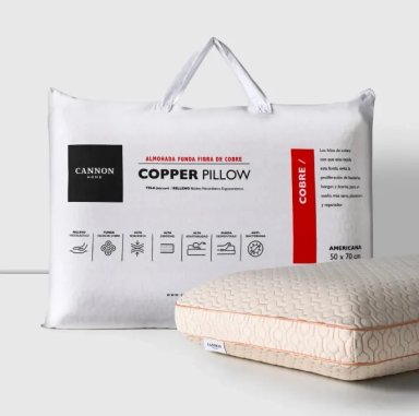ALMOHADA VISCOELASTICA COOPER PILLOW AMERICANA - 1